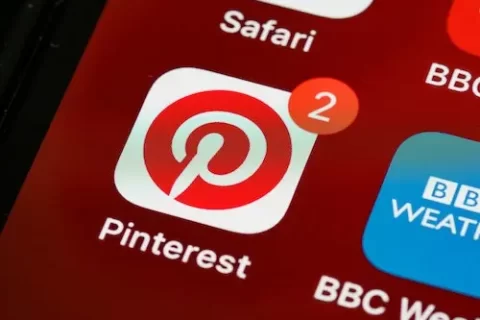 Logo do aplicativo do Pinterest
