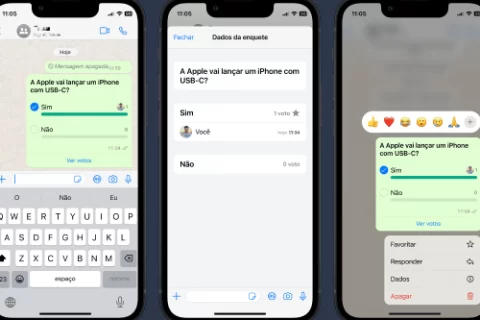 como fazer enquete no WhatsApp
