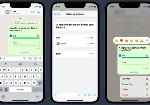 como fazer enquete no WhatsApp