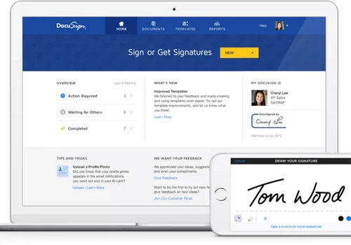 DocuSign; conheça app de assinatura digital ( Imagem: Divulgação)