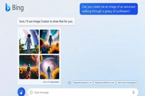 Bing Image Creator é a inteligência artificial de geração de imagens da Microsoft