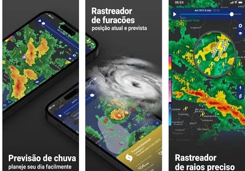 Melhores apps de radares meteorológicos