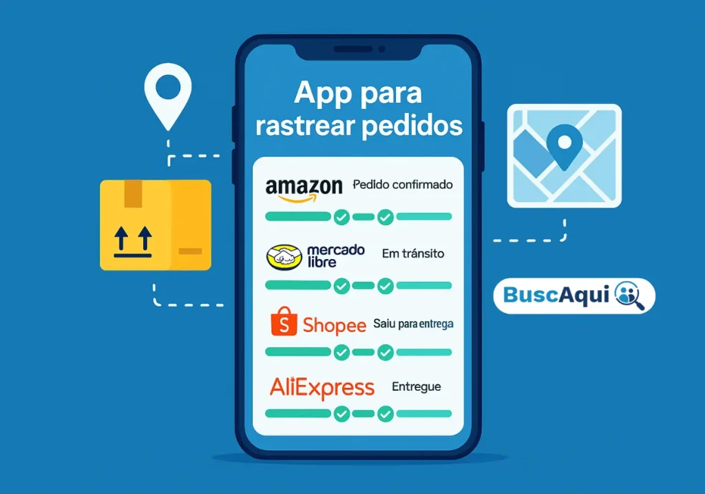 App para rastrear pedidos de várias lojas em um só painel - Busca aqui