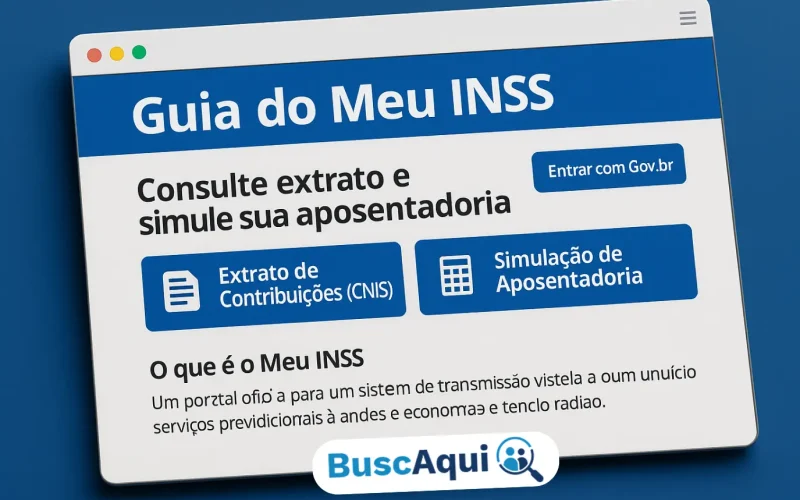 Guia do Meu INSS: Consulte extrato e simule sua aposentadoria - Busca Aqui
