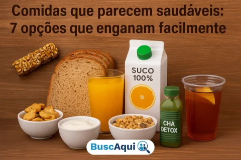 Comidas que parecem saudáveis: 7 opções que enganam - Busca Aqui