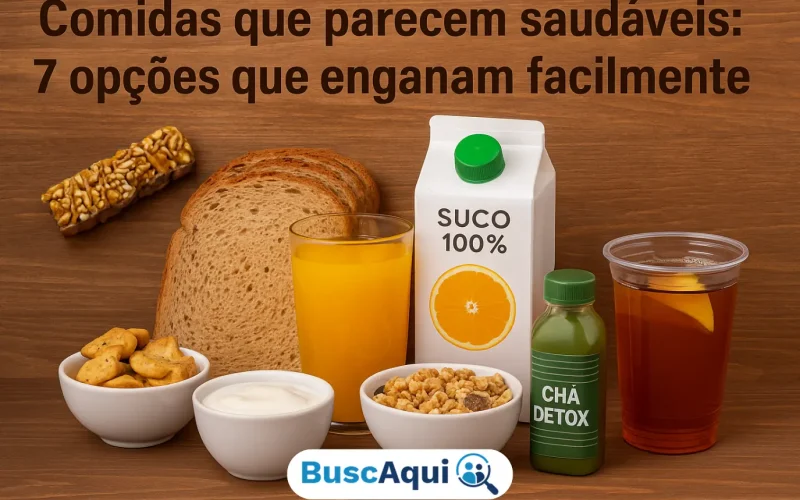 Comidas que parecem saudáveis: 7 opções que enganam - Busca Aqui