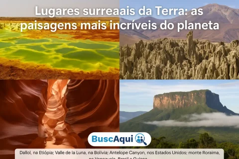 Lugares surreais da Terra: as paisagens mais incríveis do planeta - Busca Aqui