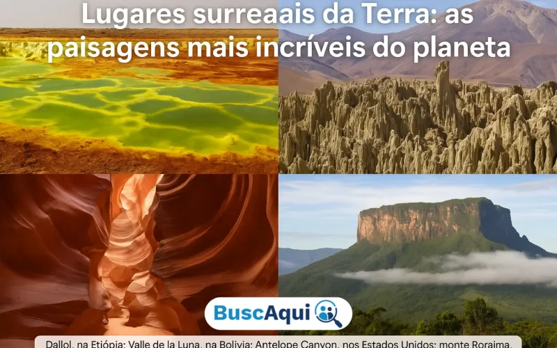 Lugares surreais da Terra: as paisagens mais incríveis do planeta - Busca Aqui
